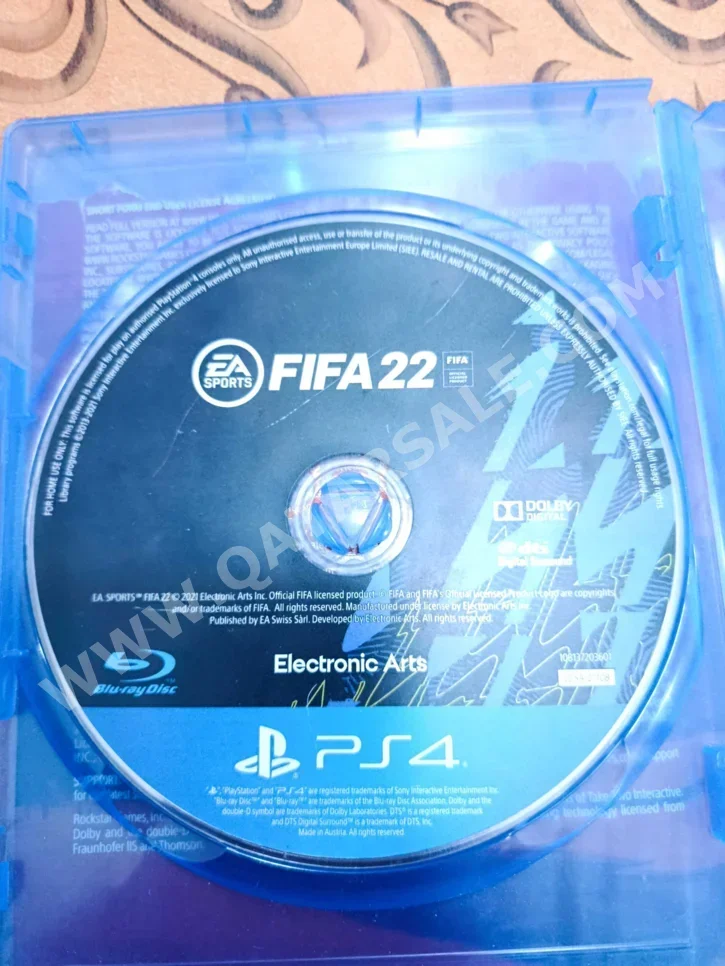 فيفا 22  - بلاي ستيشن 4  أقراص ألعاب الفيديو المدمجة