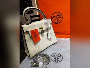 Bags - Hermes - Cream - Faux Leather - For Women