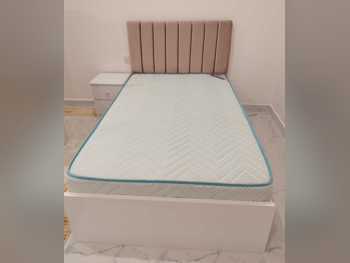 Beds - Lifestyle  - Single  - Pink  - Mattress Included  - With Bedside Table