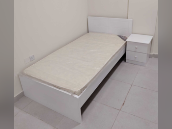 Beds - Lifestyle  - Single  - White  - Mattress Included  - With Bedside Table