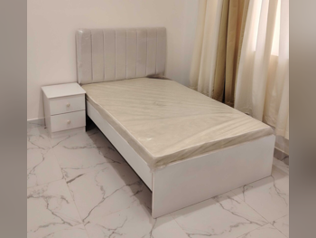 Beds - Lifestyle  - Single  - White  - Mattress Included  - With Bedside Table