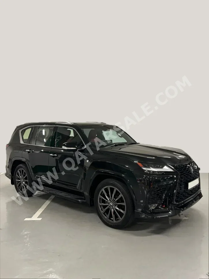 Lexus  LX  600 F Sport  2024  Automatic  47,000 Km  6 Cylinder  Four Wheel Drive (4WD)  SUV  Black  With Warranty