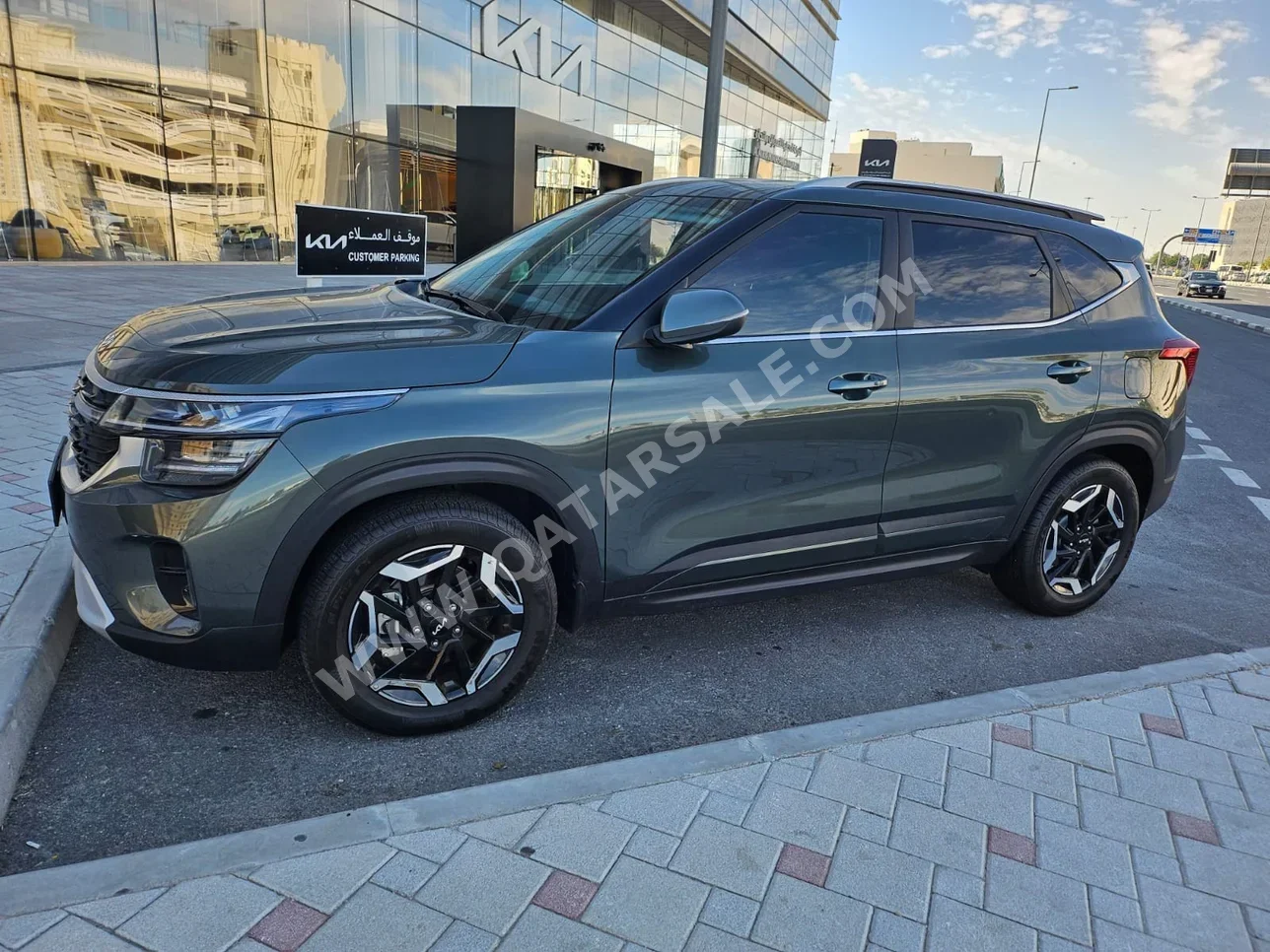 كيا سيلتوس جي تي لاين 2025 اوتوماتيك 2,200 كم 4 سلندر سحب امامي اس يو في أخضر زيتوني تحت الضمان