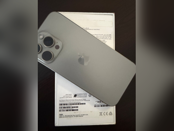 Mobile Phones Apple  - iPhone 15  - Pro Max  - Natural Titanium  - 256 GB