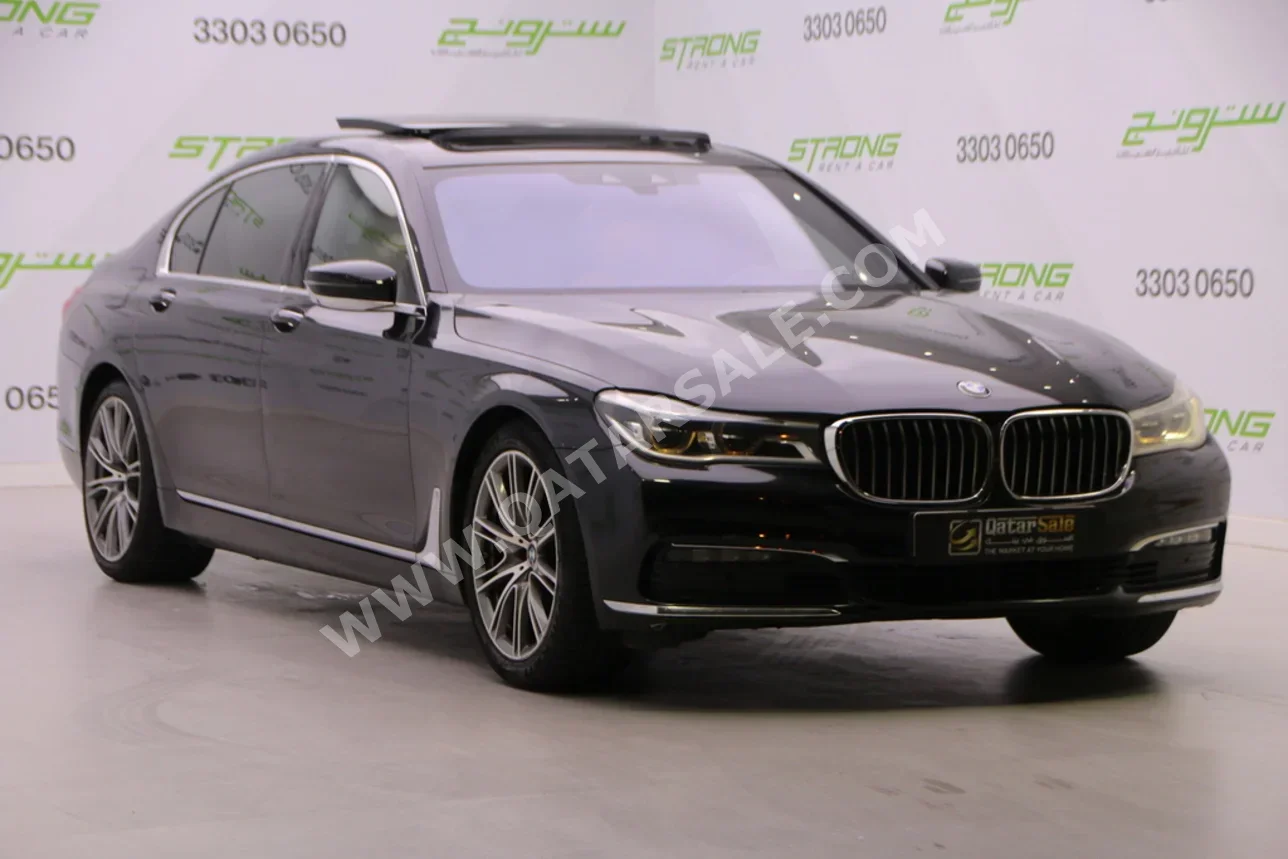 بي ام دبليو  الفئة - السابعة  730 Li  2018  اوتوماتيك  212,000 كم  4 سلندر  دفع خلفي  سيدان  أسود