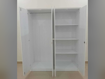 خزائن ودواليب الملابس والزينة - دوحة فيرنيتشر  - خزائن  - أبيض