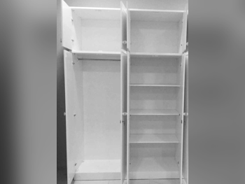 خزائن ودواليب الملابس والزينة - دوحة فيرنيتشر  - خزائن  - أبيض