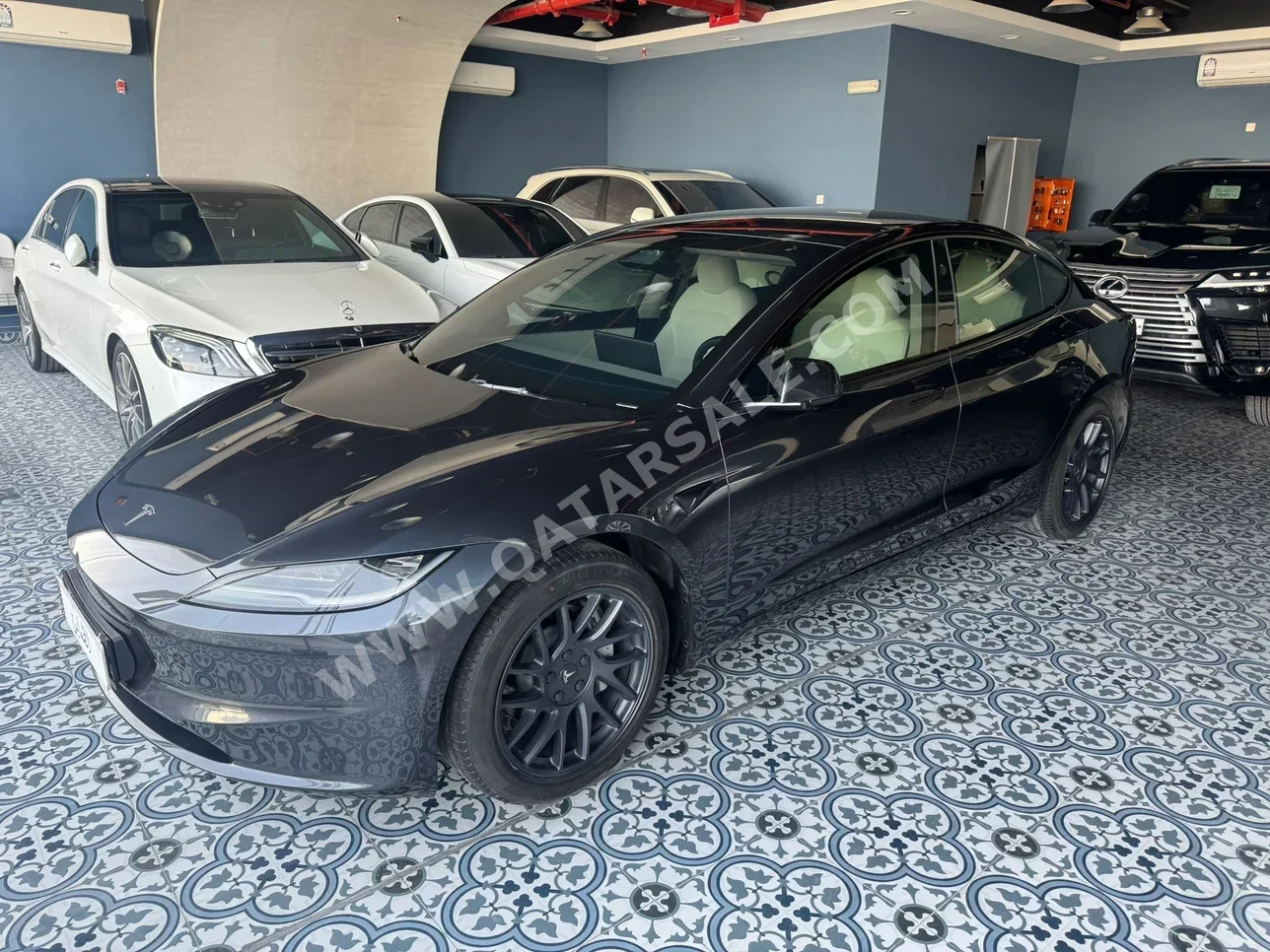 Tesla  Model 3  2024  Automatic  47,000 Km  0 Cylinder  Rear Wheel Drive (RWD)  Sedan  Black  With Warranty