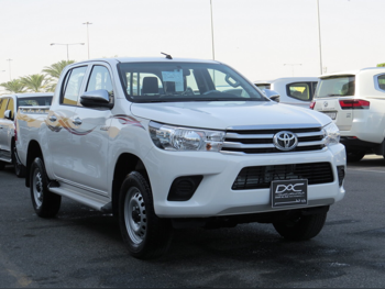 تويوتا  هاي لوكس  2026  اوتوماتيك  0 كم  4 سلندر  دفع رباعي  بيكب  أبيض  تحت الضمان