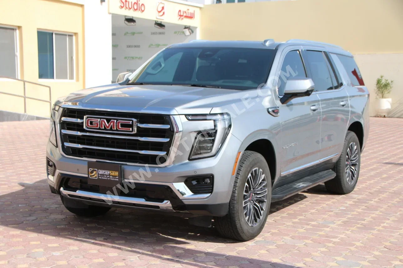 جي ام سي  يوكون  اليفيشن  2025  اوتوماتيك  21,000 كم  8 سلندر  دفع رباعي  اس يو في  رمادي  تحت الضمان