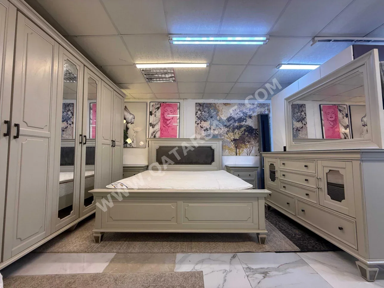 أطقم غرف نوم - هوم سينتر  - طقم مكون من 6 قطع