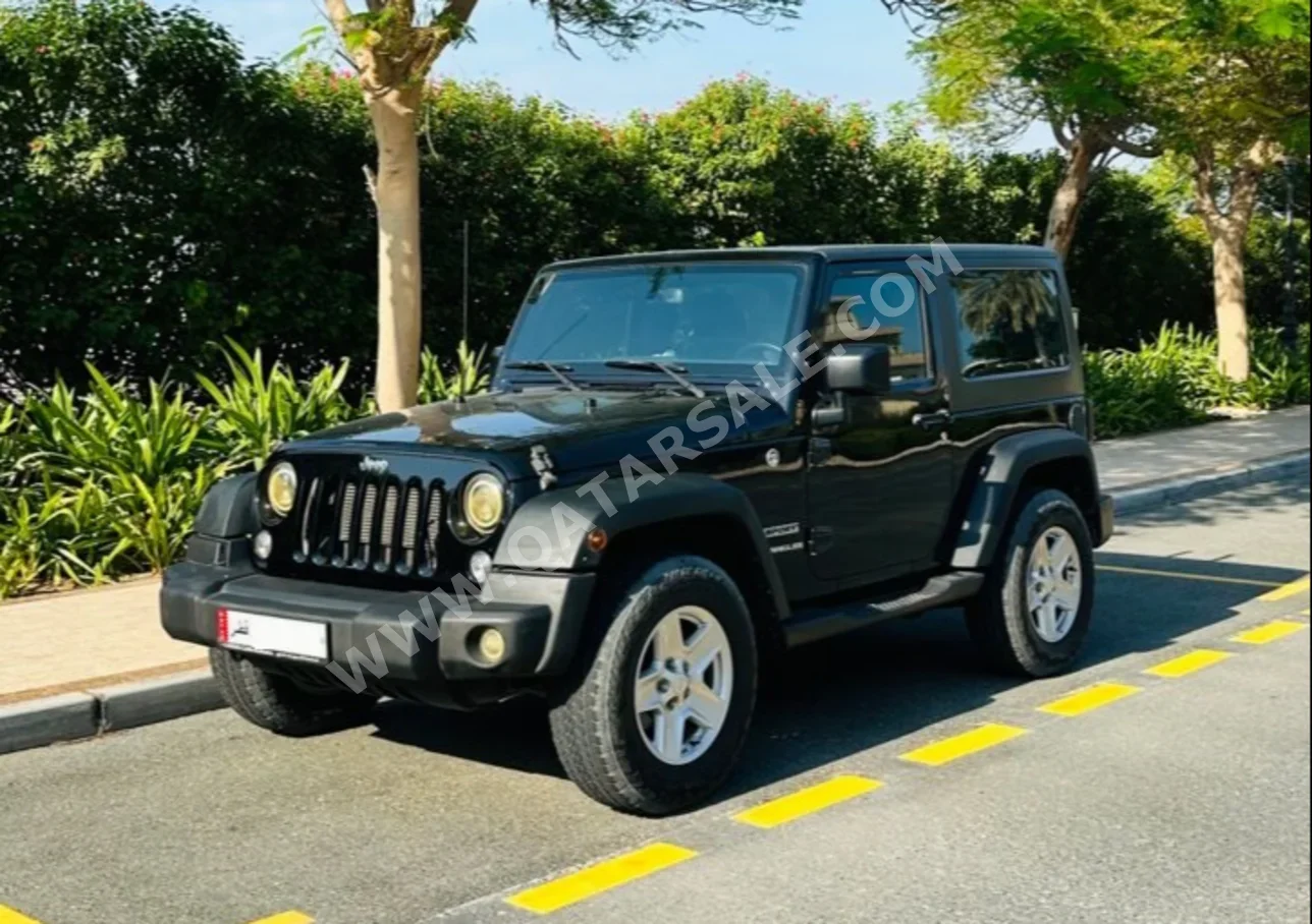 Jeep  Wrangler  Sport Plus  2016  Automatic  90,500 Km  6 Cylinder  Four Wheel Drive (4WD)  SUV  Black