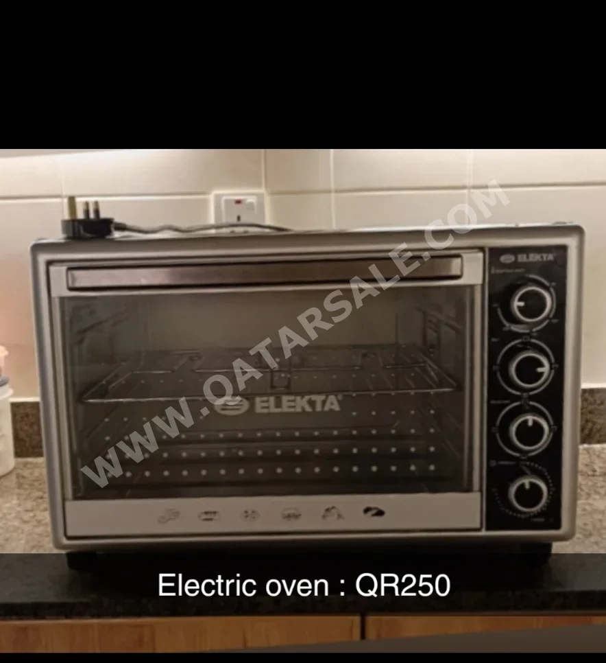 فرن  - كهرباء  - ستانلس أسود