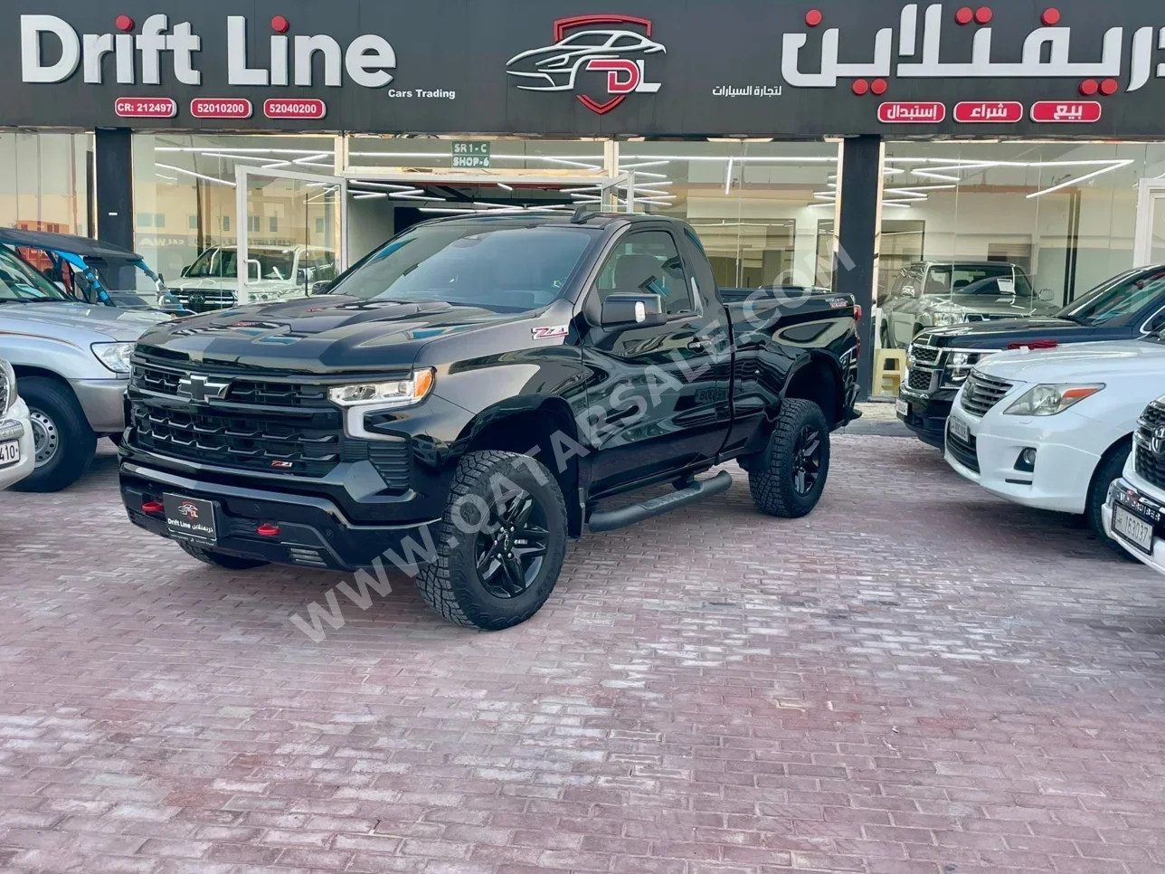 Chevrolet  Silverado  Trail Boss  2025  Automatic  7,000 Km  8 Cylinder  Four Wheel Drive (4WD)  Pick Up  Black  With Warranty