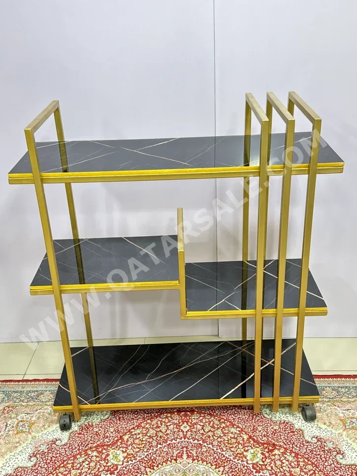 Tables & Sideboards Buffet Tables  - Marble  - Alabaster & Gold