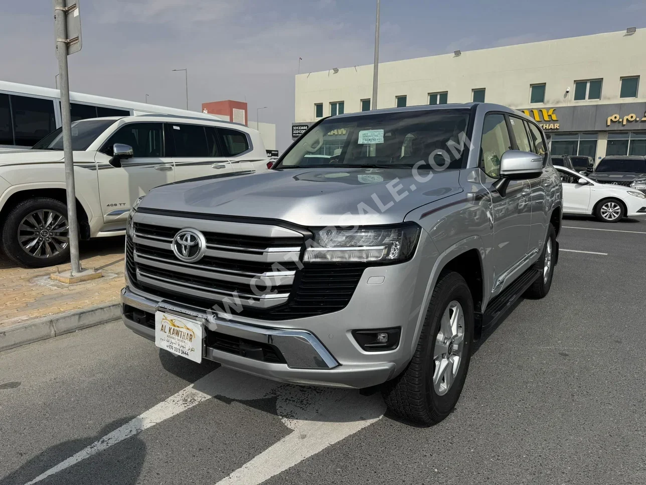 Toyota  Land Cruiser  GXR  2025  Automatic  7,000 Km  6 Cylinder  Four Wheel Drive (4WD)  SUV  Silver  With Warranty