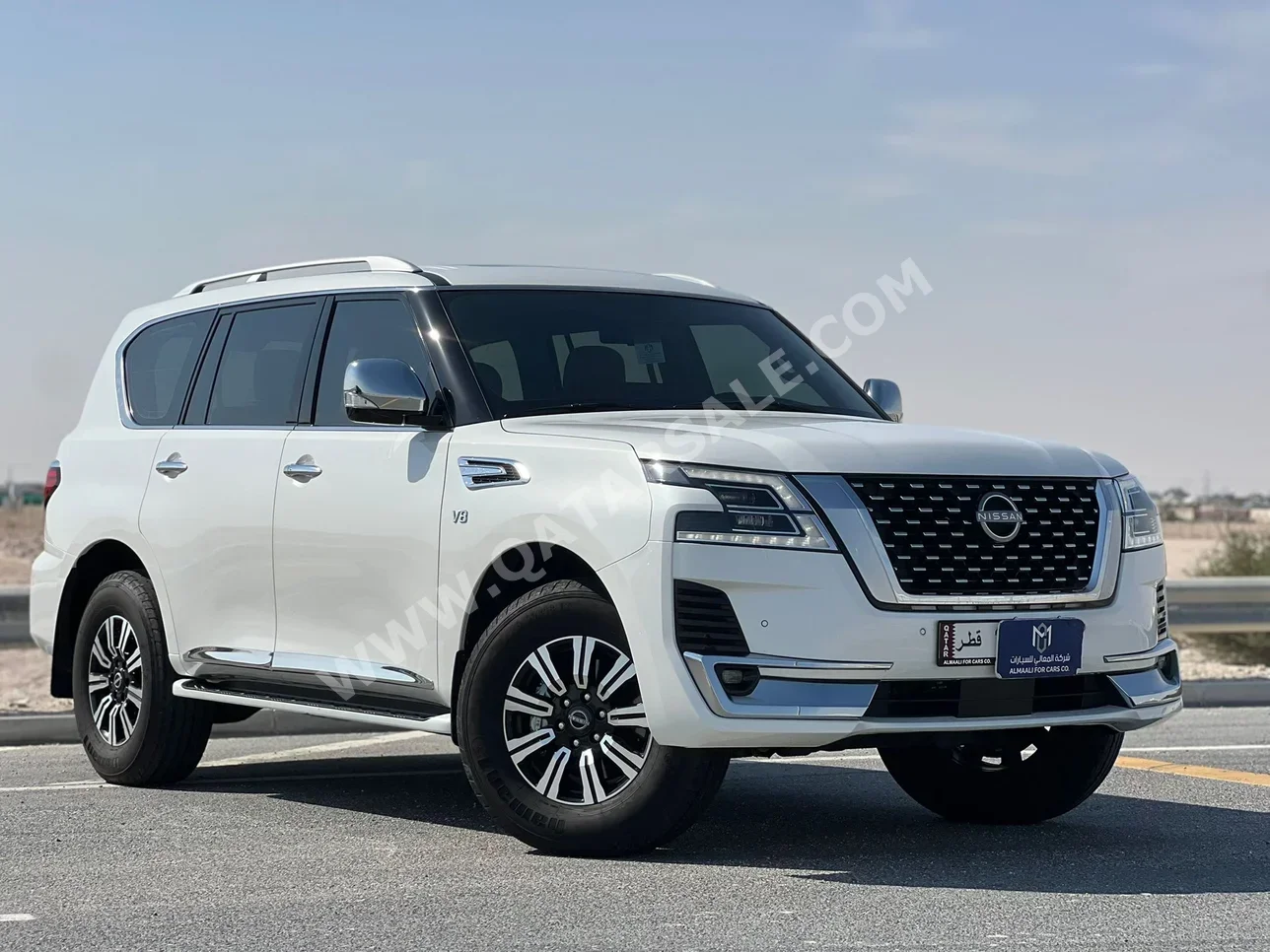 Nissan  Patrol  LE  2024  Automatic  37,000 Km  8 Cylinder  Four Wheel Drive (4WD)  SUV  White  With Warranty