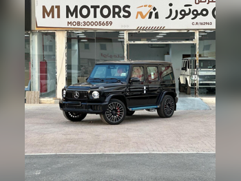 مرسيدس - بنز  جي - كلاس  63 اي ام جي  2026  اوتوماتيك  0 كم  8 سلندر  دفع رباعي  اس يو في  أسود  تحت الضمان