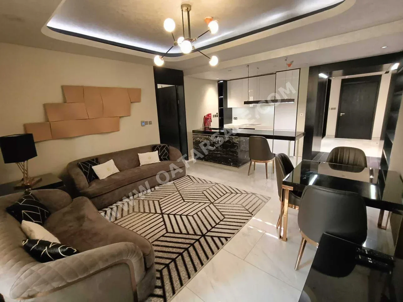 1 Bedrooms  Apartment  For Rent  in Doha -  The Pearl  Fully Furnished