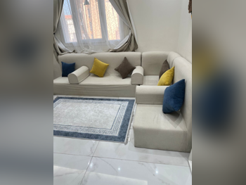 Sofas, Couches & Chairs L shape  - Linen / Linen Blend  - Beige