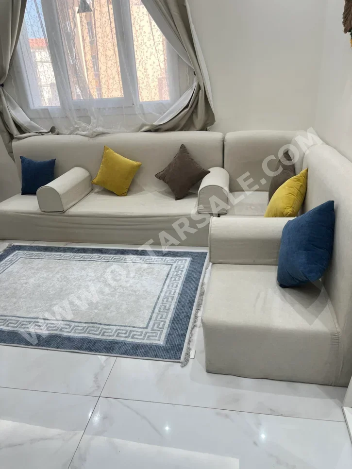 Sofas, Couches & Chairs L shape  - Linen / Linen Blend  - Beige