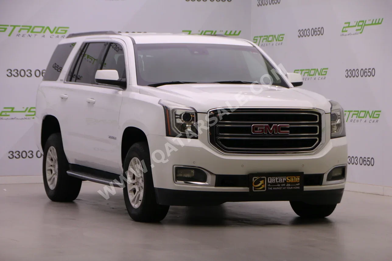 جي ام سي  يوكون  2017  اوتوماتيك  183,000 كم  8 سلندر  دفع رباعي  اس يو في  أبيض