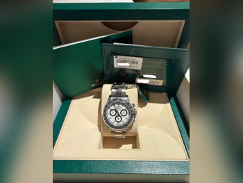 ساعات - رولكس - ساعات الكوارتز - أبيض - ساعات رجالي