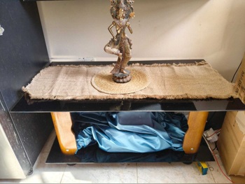 Tables & Sideboards Middle Coffe Table  - Glass  - Brown