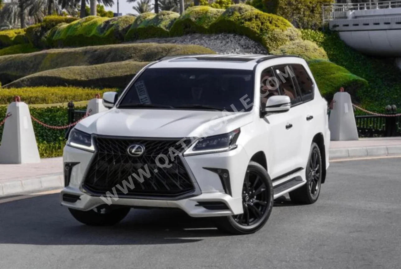 Lexus LX 570 S Black Edition 2020 Automatic 96,700 Km 8 Cylinder Four Wheel Drive (4WD) SUV White