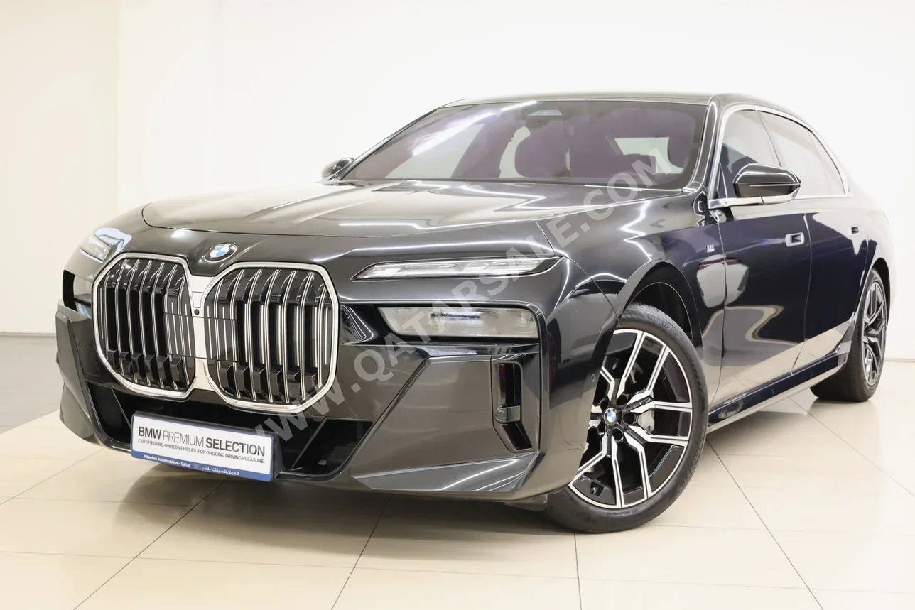 BMW  7-Series  740 i  2023  Automatic  31,000 Km  4 Cylinder  Rear Wheel Drive (RWD)  Sedan  Black  With Warranty