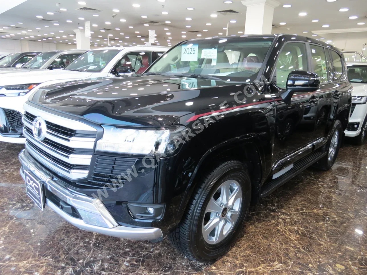 تويوتا لاند كروزر جي اكس ار توين توربو 2026 اوتوماتيك 0 كم 6 سلندر دفع رباعي اس يو في أسود تحت الضمان