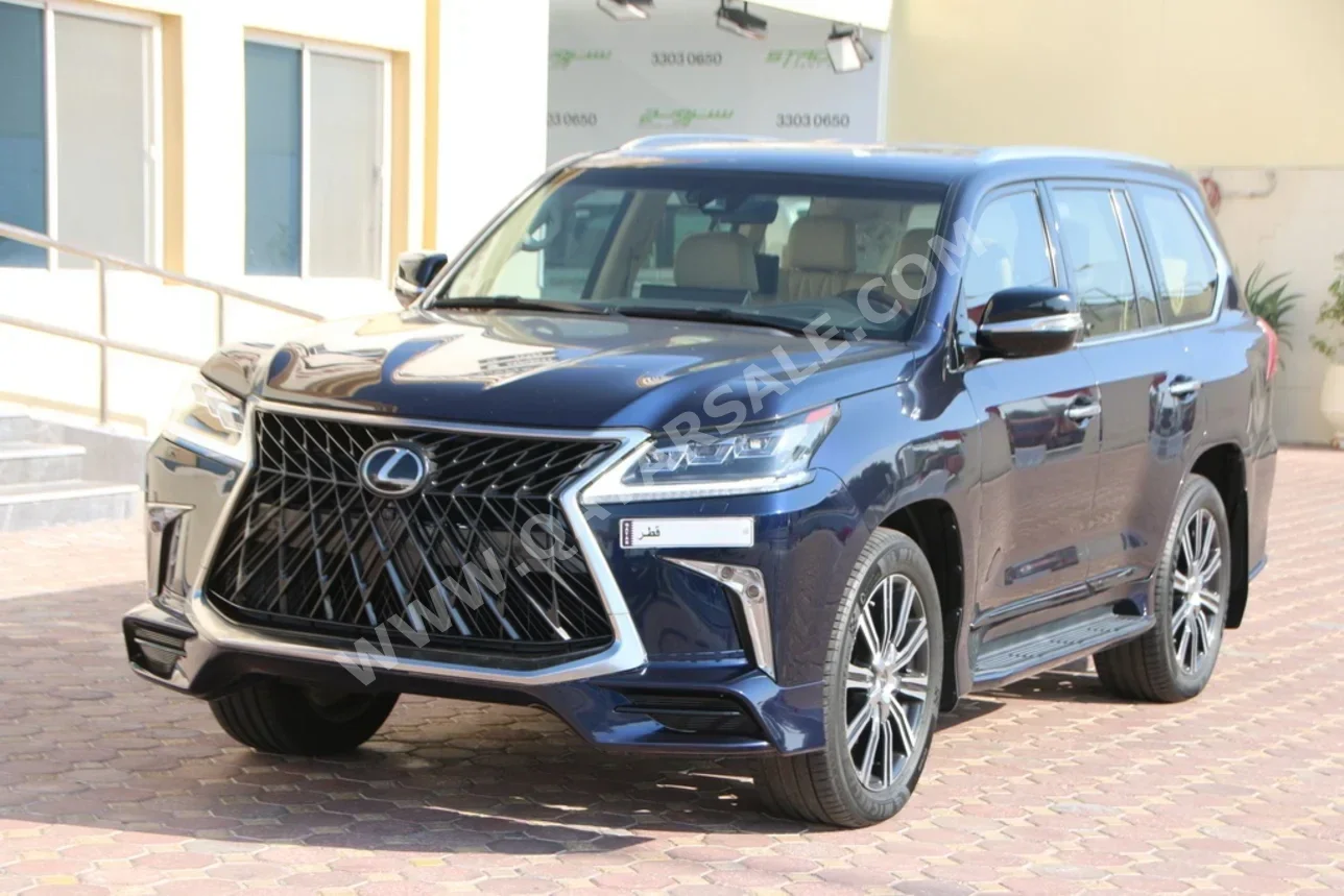 Lexus LX 570 2019 Automatic 71,000 Km 8 Cylinder Four Wheel Drive (4WD) SUV Dark Blue