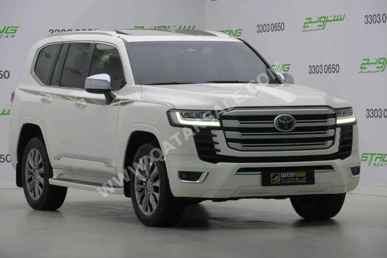 تويوتا  لاند كروزر  في اكس ار توين توربو  2025  اوتوماتيك  43,000 كم  6 سلندر  دفع رباعي  اس يو في  أبيض  تحت الضمان