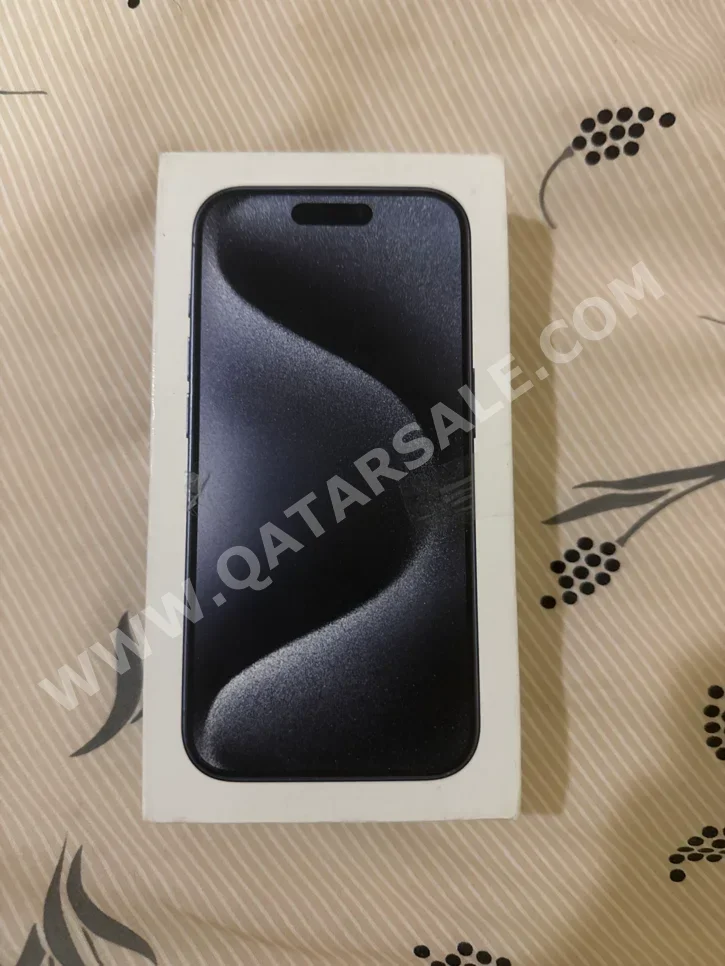 Mobile Phones Apple  - iPhone 15  - Pro  - Blue Titanium  - 512 GB