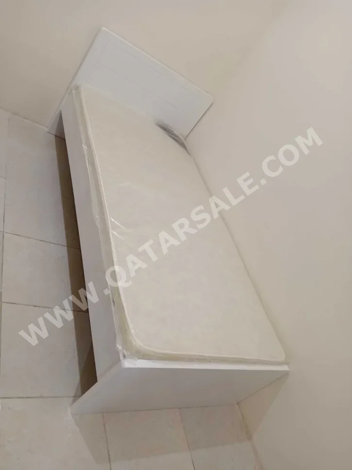 Beds - Single  - White  - Mattress Included