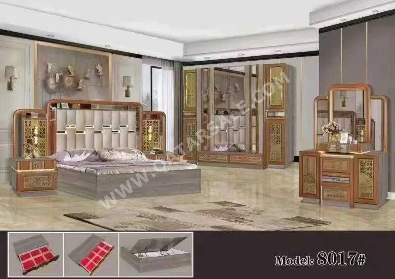 Bedroom Sets - 4 Pieces Set  - Multi-Color