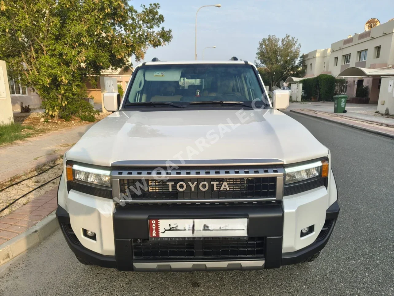 تويوتا برادو تي اكس تيربو 2025 اوتوماتيك 4,500 كم 4 سلندر دفع رباعي اس يو في أبيض تحت الضمان