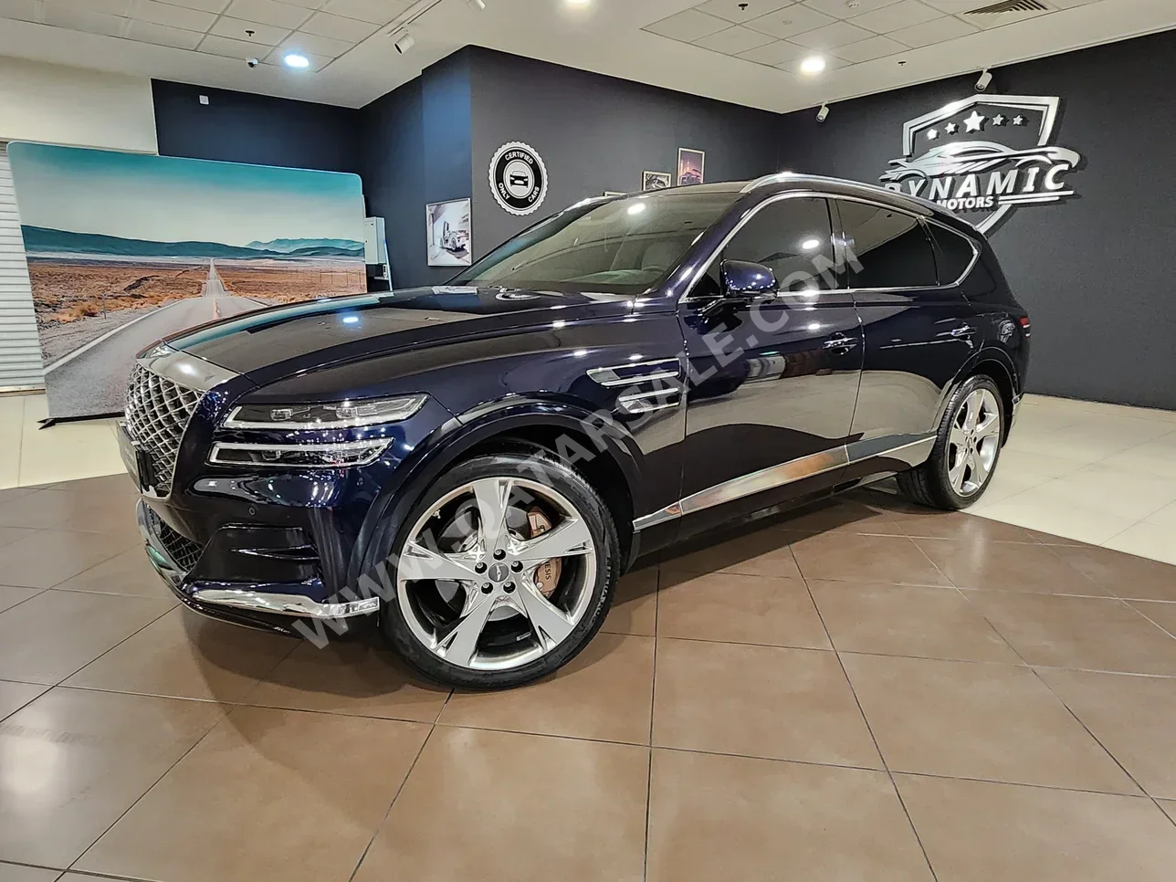 جينيسيس  جي في 80  2023  اوتوماتيك  36,000 كم  6 سلندر  دفع كلي مستمر  اس يو في  أزرق غامق  تحت الضمان