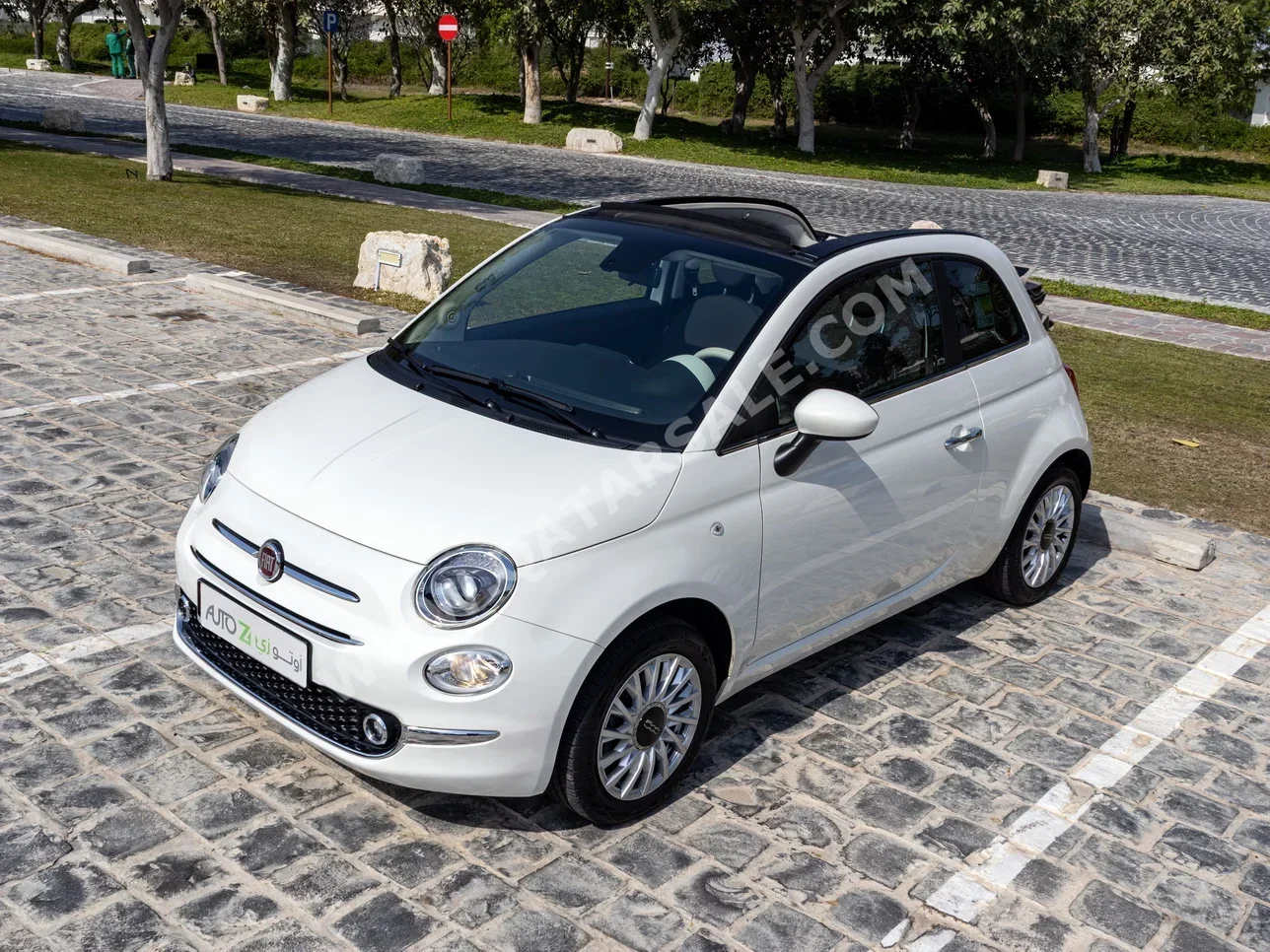 Fiat  500  2024  Automatic  3,400 Km  4 Cylinder  Front Wheel Drive (FWD)  Convertible  White  With Warranty