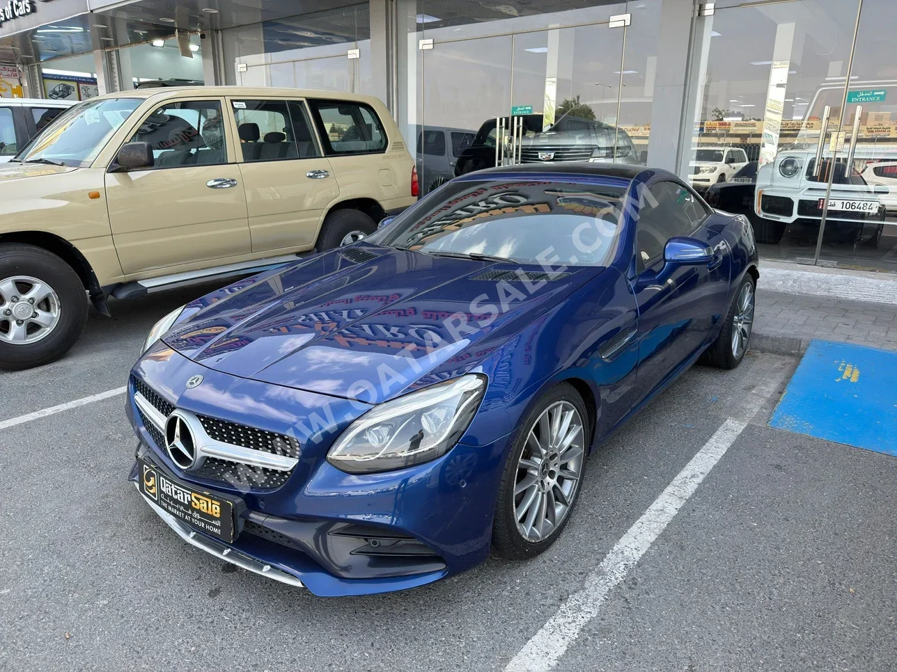 مرسيدس - بنز اس ال سي 300 2019 اوتوماتيك 124,000 كم 4 سلندر دفع خلفي كوبيه \ سبورت ازرق