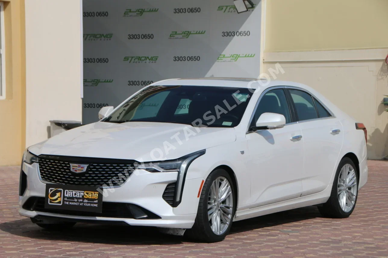 Cadillac  CT4  2020  Automatic  83,400 Km  4 Cylinder  Rear Wheel Drive (RWD)  Sedan  White  With Warranty