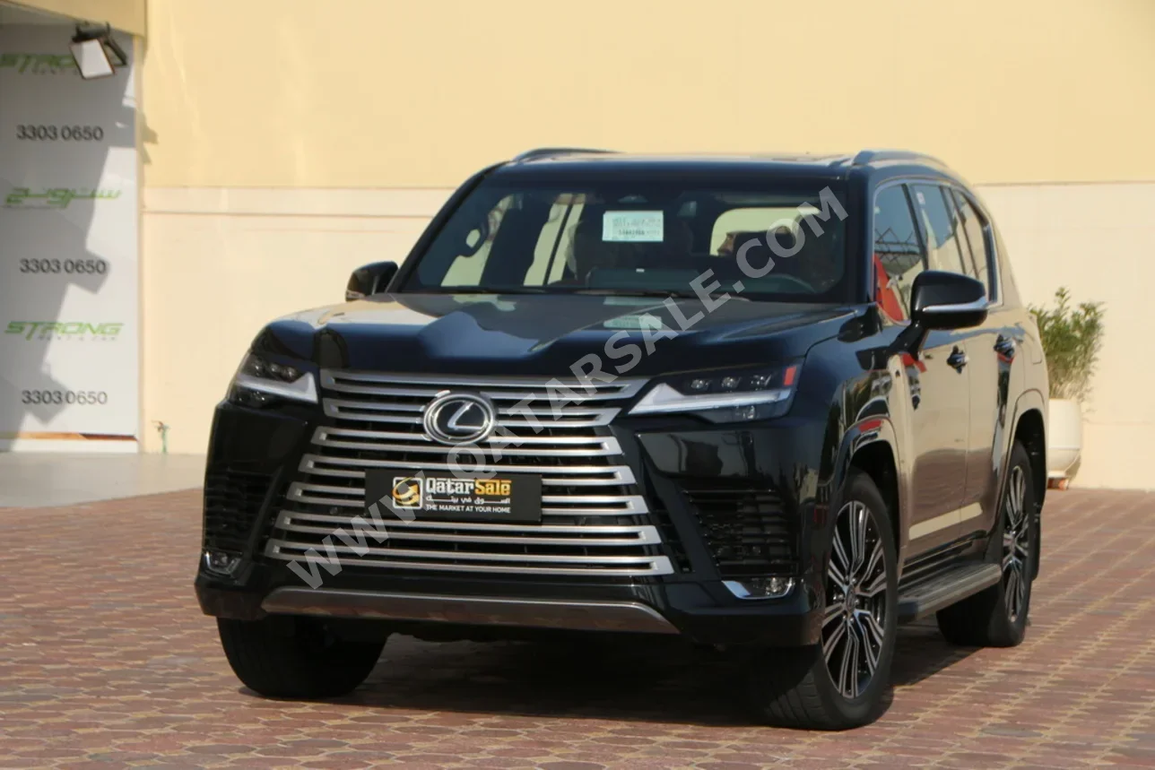 لكزس ال اكس 600 لكجري 2025 اوتوماتيك 1,000 كم 6 سلندر دفع رباعي اس يو في أسود تحت الضمان