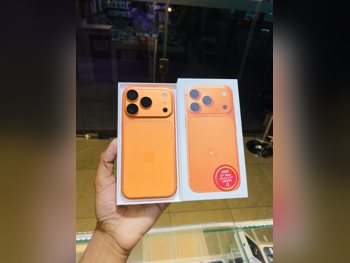 هواتف نقالة ابل  - ايفون 17  - برو  - برتقالي  - 256 جيجابايت  - تحت الضمان