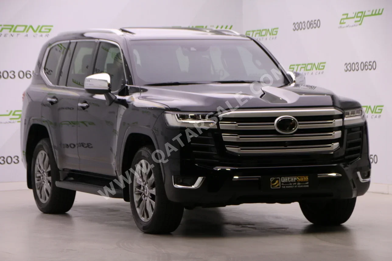 تويوتا  لاند كروزر  في اكس ار توين توربو  2022  اوتوماتيك  44,500 كم  6 سلندر  دفع رباعي  اس يو في  أسود  تحت الضمان