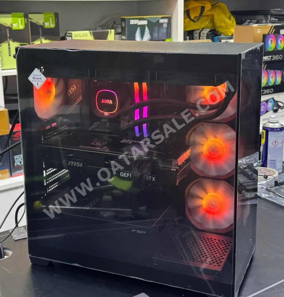كمبيوتر ألعاب - إنتل كور أي5  - ام اس اي  - ان فيديا جي فورس  - ار تي اكس 3080  - 10 جيجابايت -  16 جيجابايت (2x8)  \ دي دي ار 5 - القرص الثابت:  1 تيرا بايت - القرص الصلب:  غير مثبت
