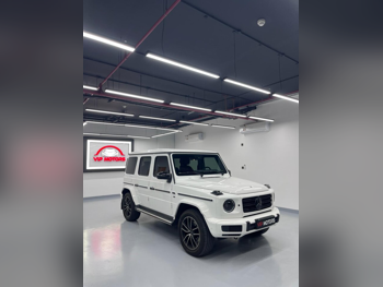 Mercedes-Benz  G-Class  500  2022  Automatic  34,000 Km  8 Cylinder  Four Wheel Drive (4WD)  SUV  White