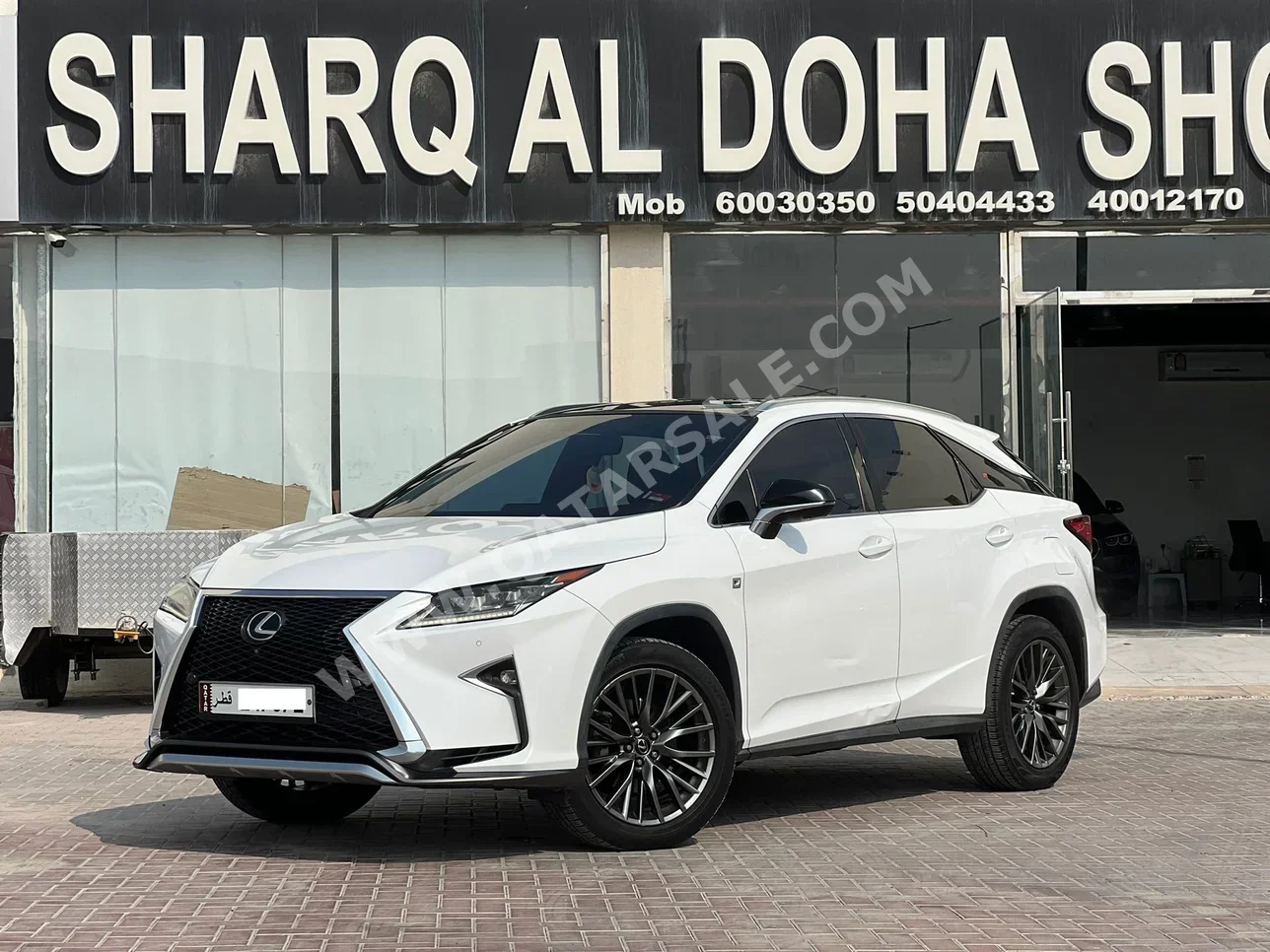 Lexus  RX  350 F Sport  2017  Automatic  82,000 Km  6 Cylinder  Four Wheel Drive (4WD)  SUV  White