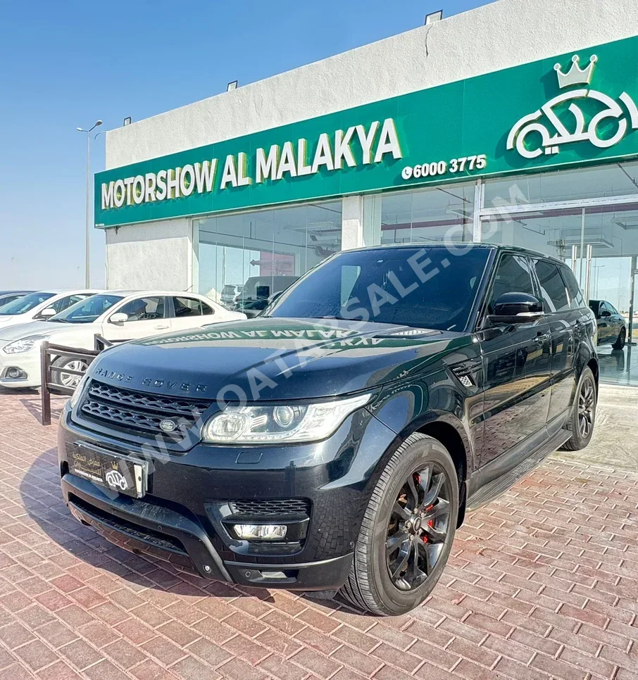 Land Rover  Range Rover  Sport  2018  Automatic  118,000 Km  8 Cylinder  Four Wheel Drive (4WD)  SUV  Black