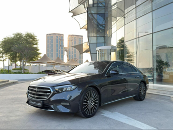 مرسيدس - بنز  اي - كلاس  200 AMG  2025  اوتوماتيك  7,000 كم  4 سلندر  دفع خلفي  سيدان  رمادي  تحت الضمان