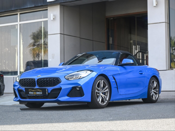 BMW  Z-Series  4  2021  Automatic  61,000 Km  4 Cylinder  Rear Wheel Drive (RWD)  Convertible  Blue  With Warranty